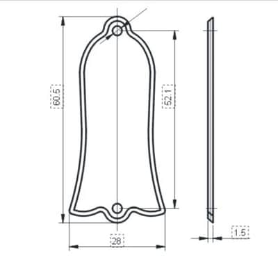 truss rod cover gibson style - les paul cusotm image 2