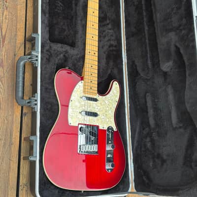 American Fender Telecaster Plus V2 with Maple Fretboard 1997 Crimson Burst image 5