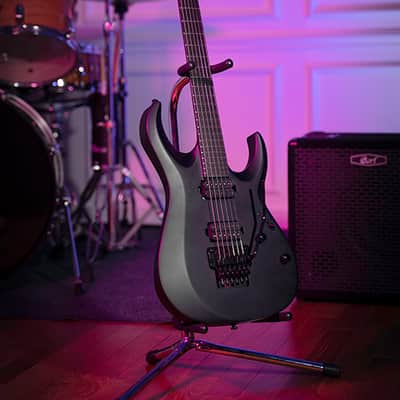 Cort X500 Menace 6-String Multi-Scale Black Satin, Free Shipping image 5