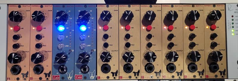 Hairball Audio Gold 500 series Mic Pre -Jensen OpAmp image 1