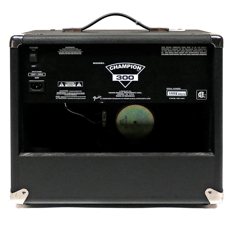 Fender Champion 300 2-Channel 30-Watt 1x10" Guitar Practice Amp with Onboard Effects 2004 - 2007 image 2