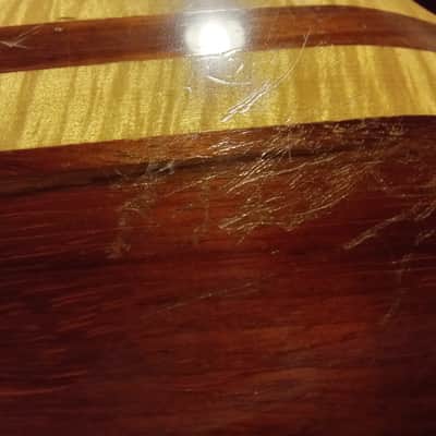 Olivo, Rare 80's, Alembic style, 1982-83 - Clear gloss finish over Padauk image 10