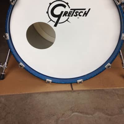 Gretsch New Classic Maple Drum Set 2011 Ocean Blue Sparkle 8, 10, 12, 14, 16, 18, 22 image 25