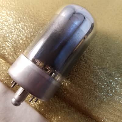 Sylvania Matched Pair (2) 7N7 Loktal tNOS AT1000 TESTED Vacuum Tubes greyglass T9 Bad Boy 3-hole dual triode (like 6SN7) 1952-1953 image 14