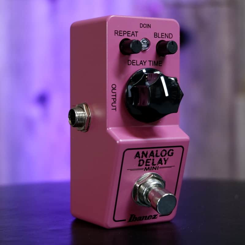 Ibanez ADMINI Mini Analog Delay 2010s - Pink image 1