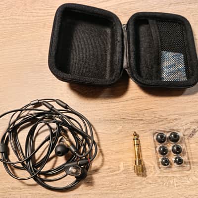 Audio-Technica ATH-E50 E-Series Professional In-Ear Monitor Headphones 2010s - Black image 2