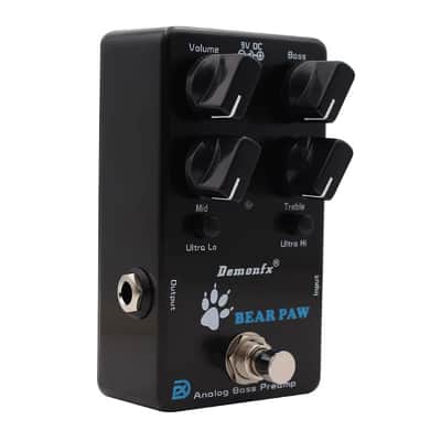 Demonfx BEAR PAW Analog Bass Preamp Bass Effect Pedal With True Bypass image 5