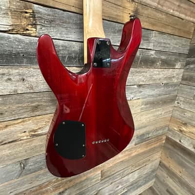 ESP LTD MH-100 QM NT See Thru Black Cherry image 6