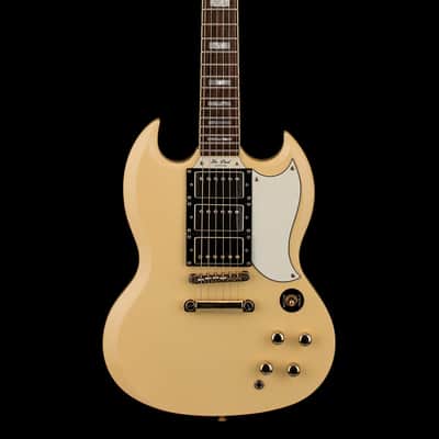 Epiphone G-400 Les Paul SG Custom (2007) - Antique Ivory #09480 with Original Hard Case image 3