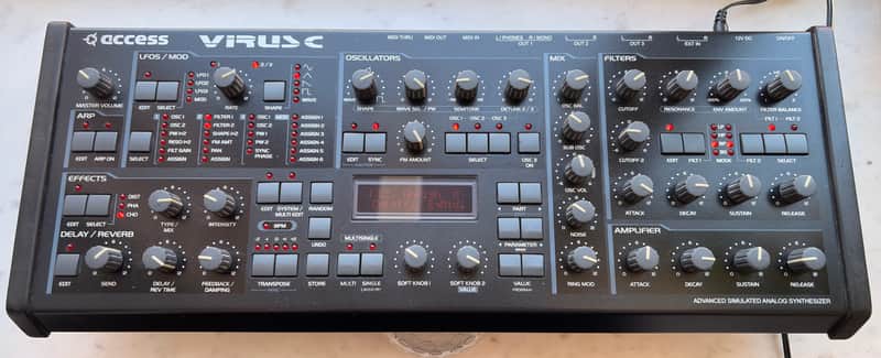Access Virus C Desktop Digital Synthesizer 2002 - Black image 1