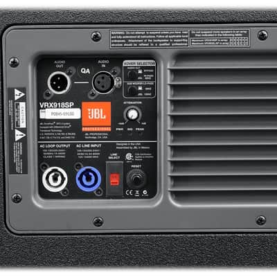 JBL VRX918SP Powered 18" 1500w Flyable Subwoofer Sub w/DSP+Audio Technica Mic image 6