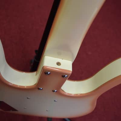 Danelectro Longhorn Short Scale 4 string Bass Made in Korea 90s Copperburst image 14