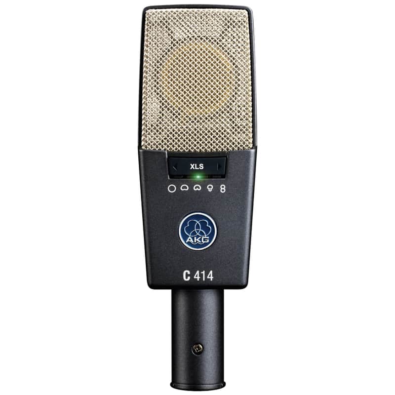 AKG C414 XLS - Large Diaphram Condenser Microphone, with Case, Shockmount & Wind Screen image 1