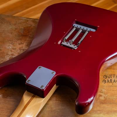 2007 Fender USA American Highway One Stratocaster Wine Red satin nitro rosewood fretboard image 14