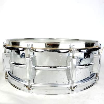 *Ludwig Supraphonic Vintage 60s 5x14"Snare Drum Keystone Badge 10Lug Chicago USA image 6
