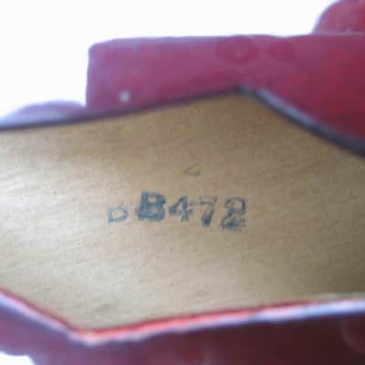 Conqueror EB-2 Bass Guitar, 1960's, Japan, Burgandy, Very Cool image 7