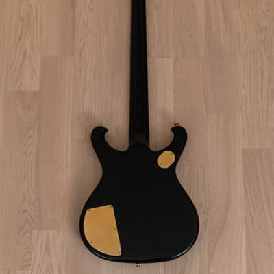 1983 Greco BK-1200 Custom Order Vintage 8 String Neck Through Bass Black, 100% Original w/ T-Bird Pickups, Japan Fujigen image 3