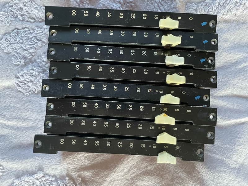 API 475-2 8 Faders Group Master Faders 1960's or 70's - Black image 1