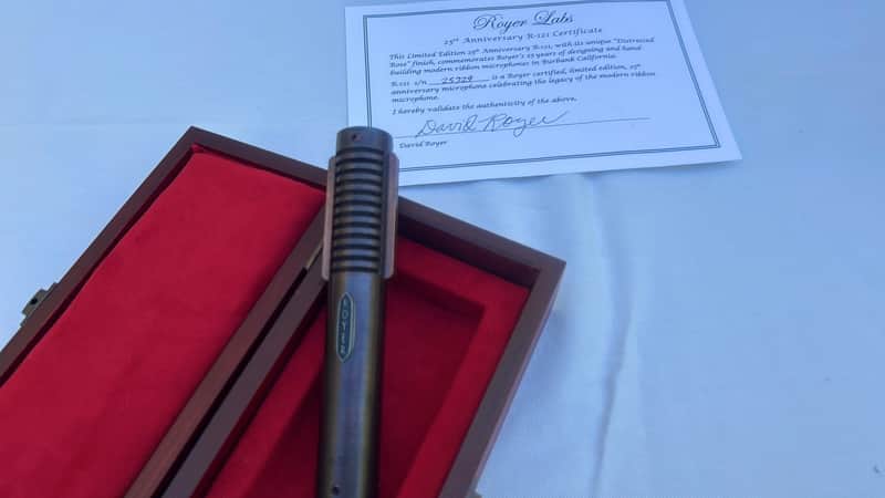 Royer R-121 Ribbon Microphone 25th Anniversary Limited Edition image 1