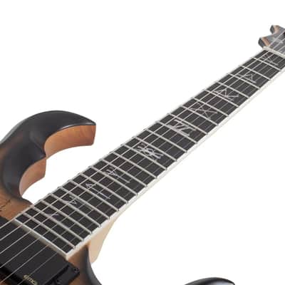 Wylde Audio Wrathmaker Spalted Maple with Black Burst image 9