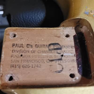 1986 Chandler San Fransisco S-Body T-Neck Super Strat Partscaster - Shoreline Gold - w/Case image 15
