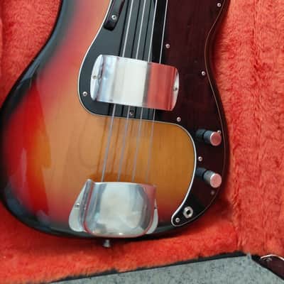 Fender Precision Bass USA, 1978, fretless, case image 2