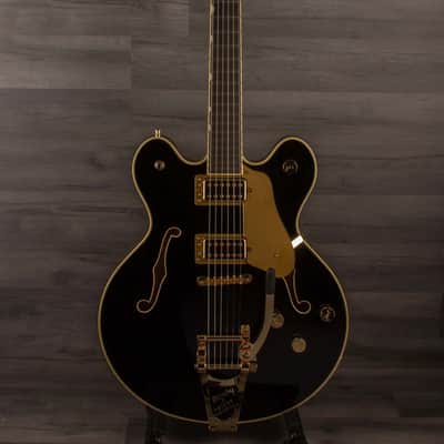 Gretsch Broadkaster® LX Center Block with String-Thru Bigsby® and Gold Hardware, Ebony Fingerboard, Black image 11