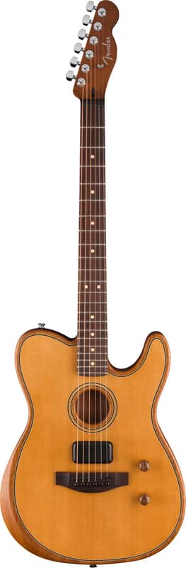 Fender Acoustasonic Standard Telecaster - Aged Natural image 1