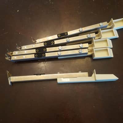 Hammond 3 non-APCO Organ Keys M-100 L-100 series Original replacement black white A B C D E F G 1964-1965 - Plastic image 8