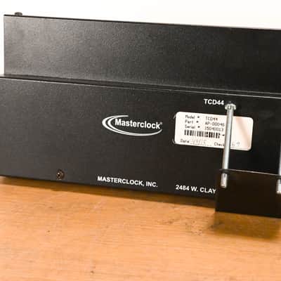 Masterclock TCD44 Time Code Display Studio Clock (NO POWER SUPPLY) CG01UW7 image 6
