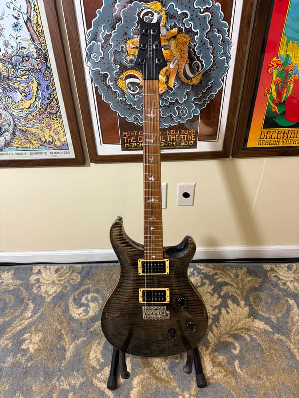 Paul Reed Smith PRS Custom 24 10-Top Electric Guitar - 1989 - Signature Grey Black image 1
