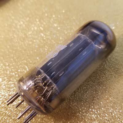 RCA Matched Pair (2) 6CG7 tNOS AT1000 TESTED Vacuum Tubes T1 blackplate dual triode 1954-1959 image 23