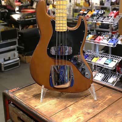 Fender Jazz Bass 3-Bolt with Maple Fretboard 1974 - 1983 - Mocha Brown image 2