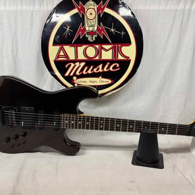 Charvel Model 4 HSS Guitar with Case - MIJ Made In Japan 1980s - Black Cherry image 2