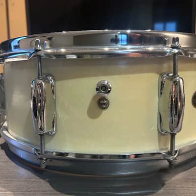 Slingerland Solid Shell Artist Model 1960 - White Marine Pearl image 6