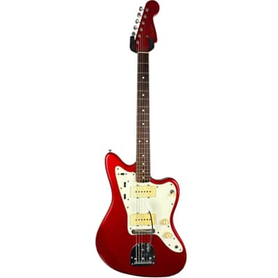 Fender Japan 66 Reissue Jazzmaster 1999-2002 - Candy Apple Red - Matching Headstock image 3