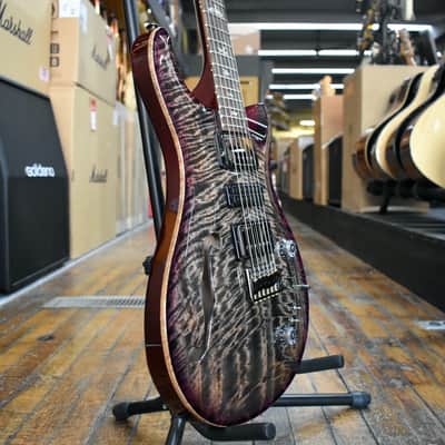 Paul Reed Smith Limited Run Mango Top Special Semi-Hollow Electric Guitar Charcoal Purple Burst w/Hard Case image 2
