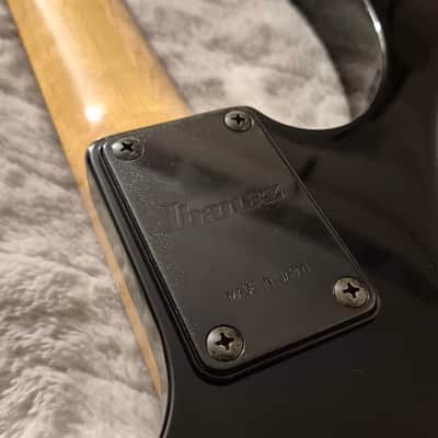1990 Ibanez Roadbass RD707-BK w/ EMG Pickups - MIJ - Fujigen - Black - Active - 4-String Bass image 17