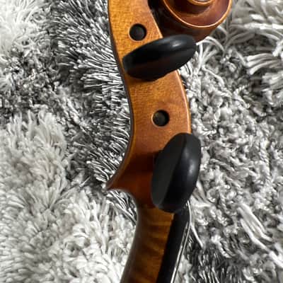Unbranded 3/4 Antonio Stradivarius faciebat Cremona 1713 West Germany + Case 1950s-1960s image 19