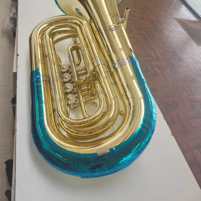 Mint Open Box Sierman "Tanker" 1030 Model BBb Tuba - Lacquered with Case and Mouthpiece image 7