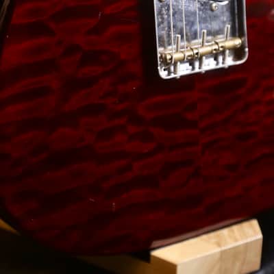 2018 Fender FSR Made in Japan Hybrid '60s Telecaster Quilt Top – Transparent Red / Pro Set Up image 4