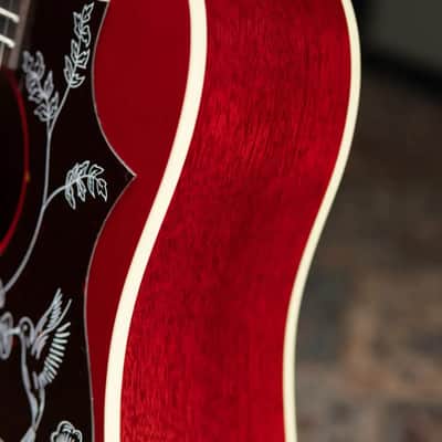 Gibson Hummingbird Special Acoustic/Electric Guitar - Satin Vintage Cherry Sunburst with Gig Bag image 11
