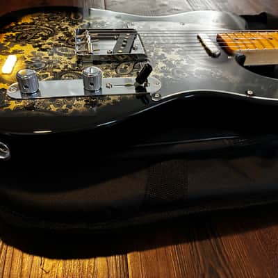 Fender MIJ Limited Edition Black Paisley Telecaster 2020 image 18