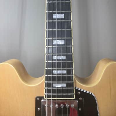 2017 Epiphone ES-335 Pro - Rare Natural Finish *UPGRADED* w/ Epiphone Hardshell Case image 8