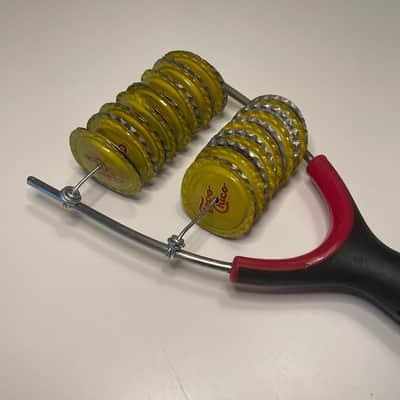 Upcycled Percussion - Slingshot Shaker - Topo Chico Bottle Caps image 3