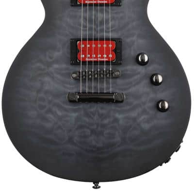 ESP LTD Signature Ben Burnley BB-600 Baritone Electric Guitar - See Thru Black Sunburst Satin image 2