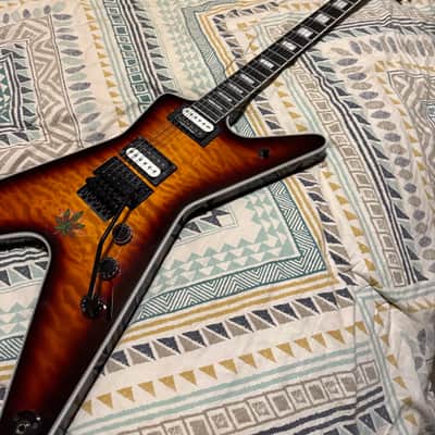 Dean ML Select Floyd Quilt Maple 2010s Trans Brazilia image 3