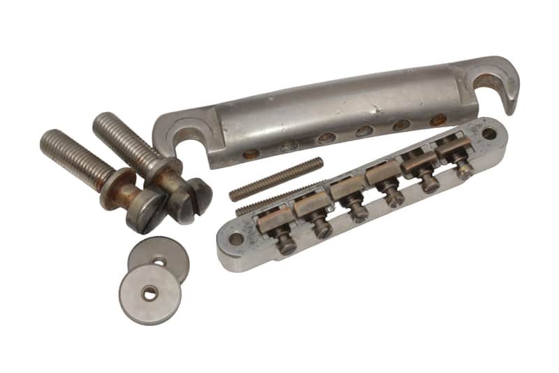Gibson "One off" Aged Hardware Kit Nickel Area59' Vintage Brass Parts image 1