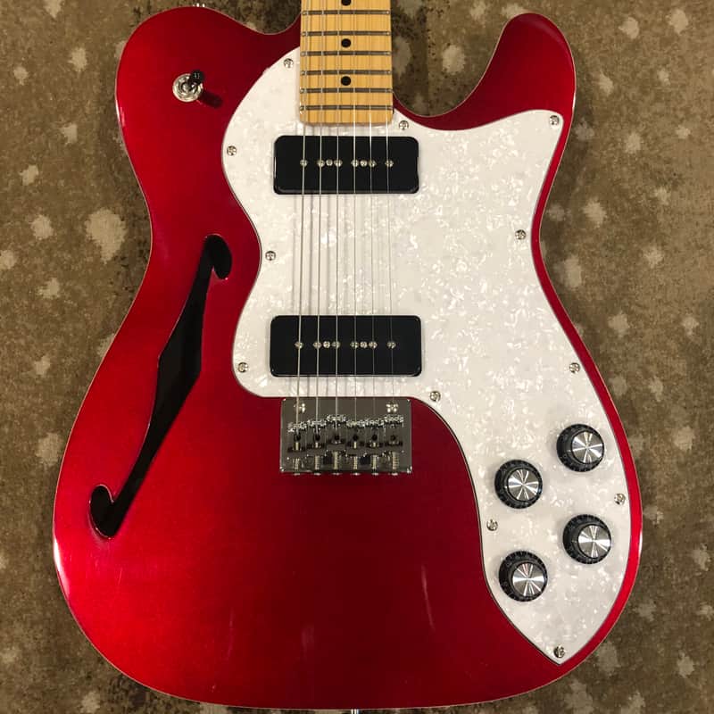 Firefly FFPTH 2020 Red Telecaster Thinline w/ Locking Tuners image 1