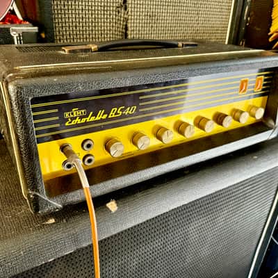 KLEMT Echolette BS-40 1960’s - Gold original vintage Germany tube guitar bass amplifier amp image 2